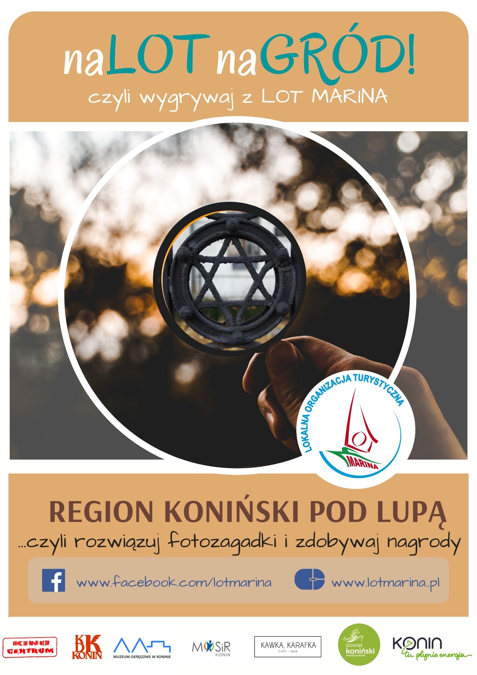 Plakat promujący konkurs "naLOT naGRÓD"