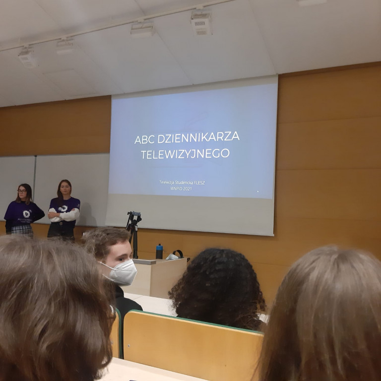 Uczniowie z technikum reklamy wzięli udział warsztatach dziennikarskich