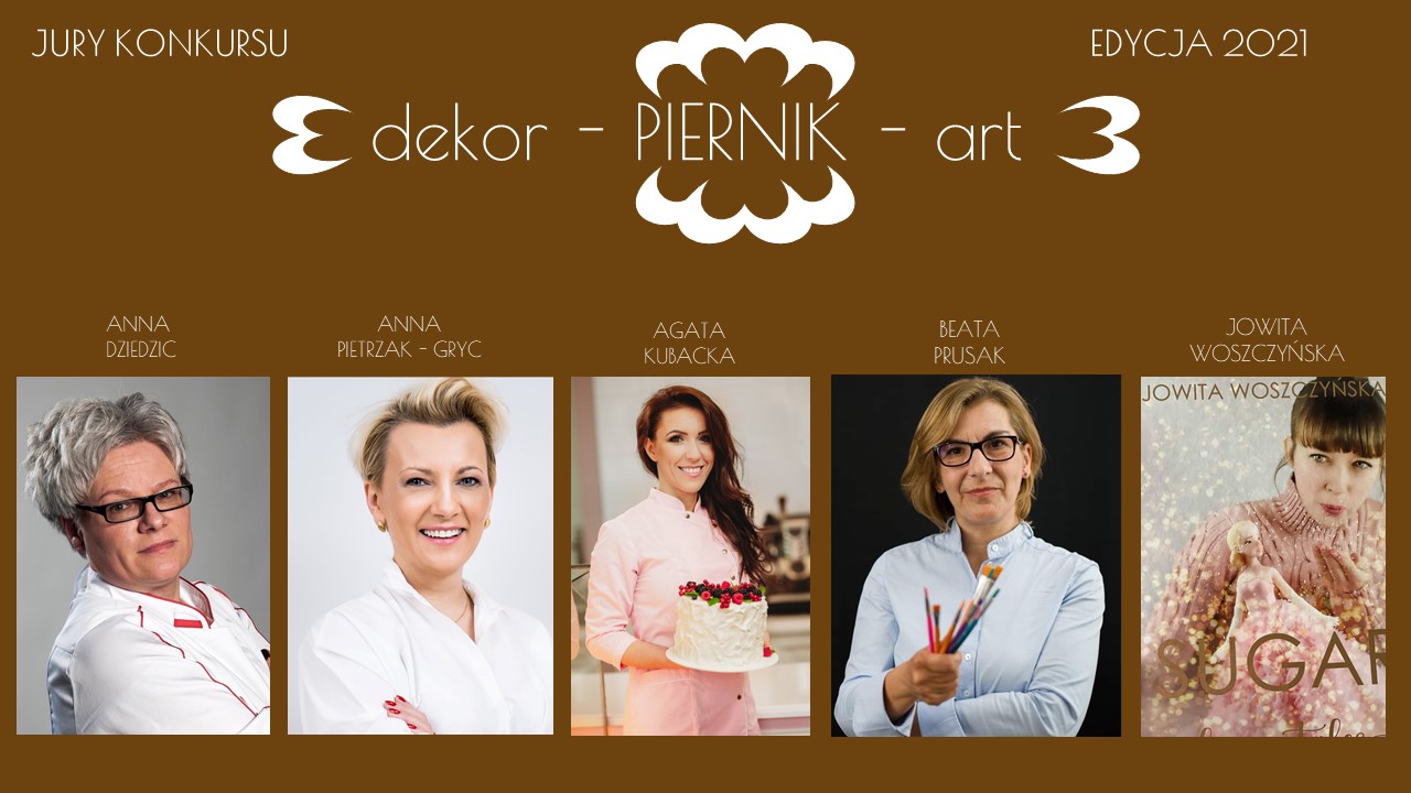 Grafika promująca konkurs dekor-PIERNIK-art, jury konkursu