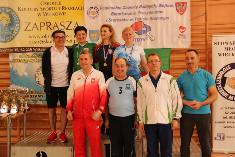 XXIII Regionalne Zawody Radnych w Tenisie Stołowym, powiatowi zwycięzcy