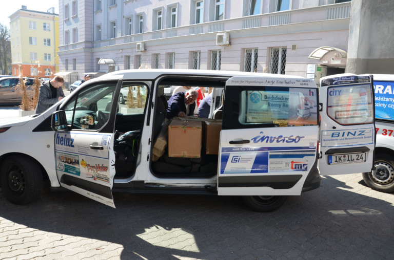 Partnerzy z Niemiec wspierają Powiat Koniński w pomocy Ukrainie