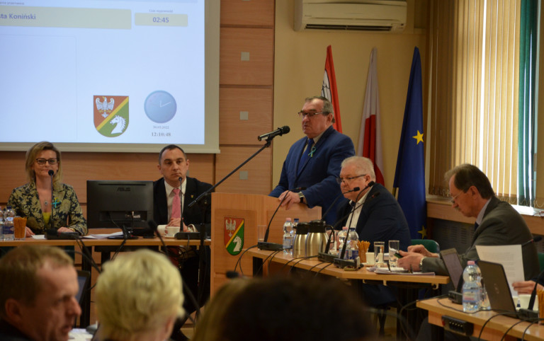 Z XXXII sesji Rady Powiatu Konińskiego