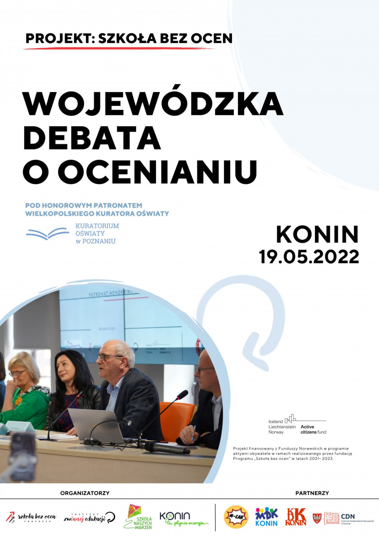 Zapraszamy do udziału w Wojewódzkiej Debacie o Ocenianiu