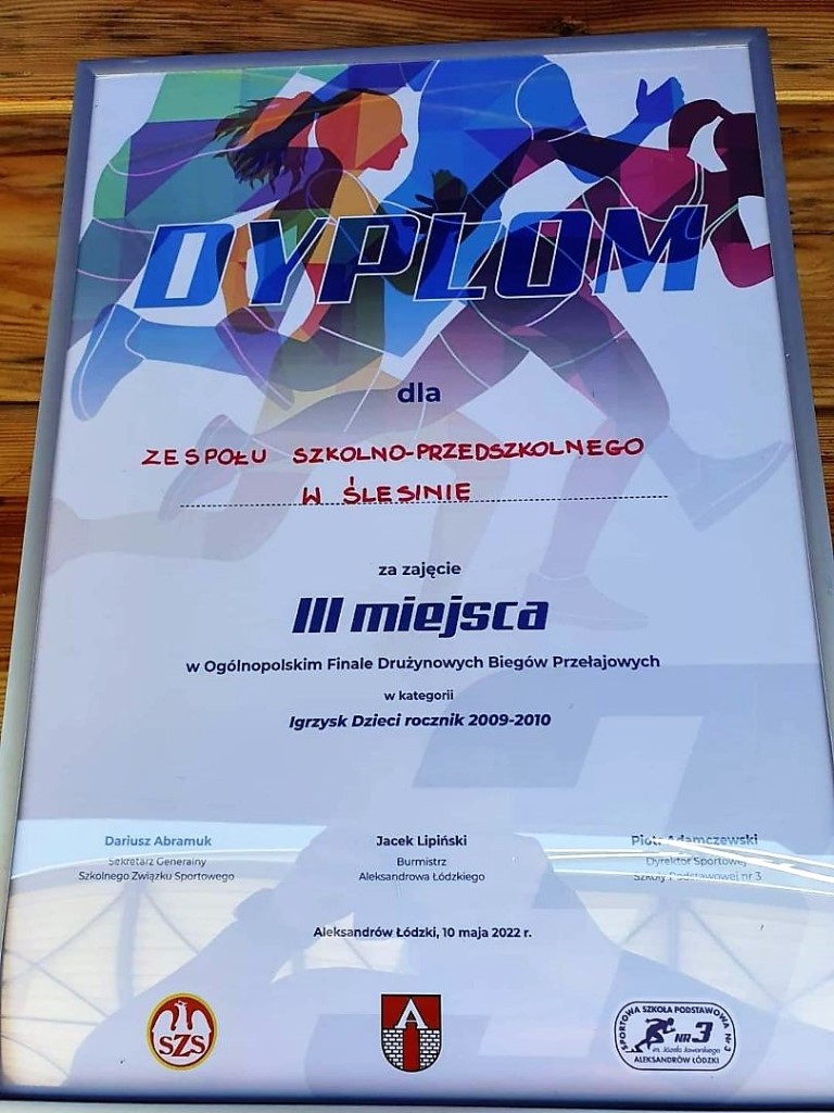 Sportowy sukces uczniów ze Ślesina