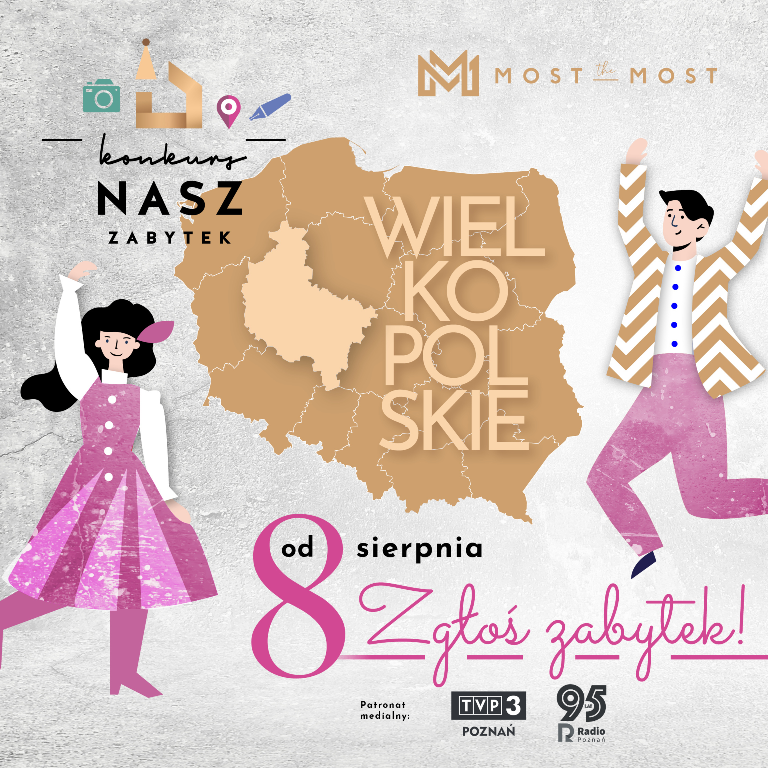 Konkurs Nasz Zabytek w woj. wielkopolskim - plakat