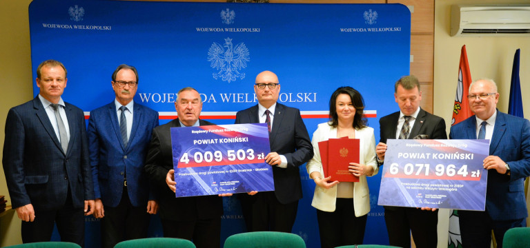 Ponad 10 mln dofinansowania dla Powiatu Konińskiego na drogi