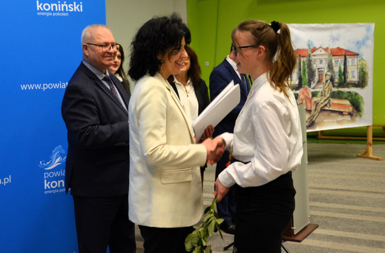 Stypendia Starosty Konińskiego wręczone