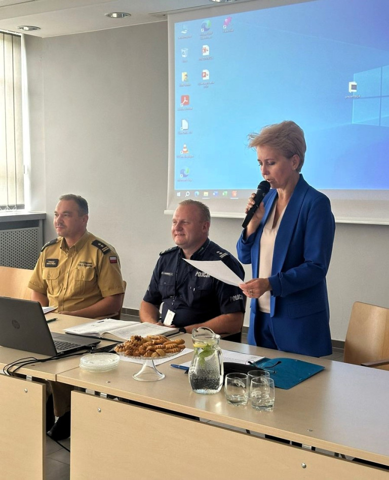 Rozmawiali o bezpieczeństwie w powiecie
