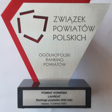 Powiat Koniński laureatem w Ogólnopolskim Rankingu ZPP