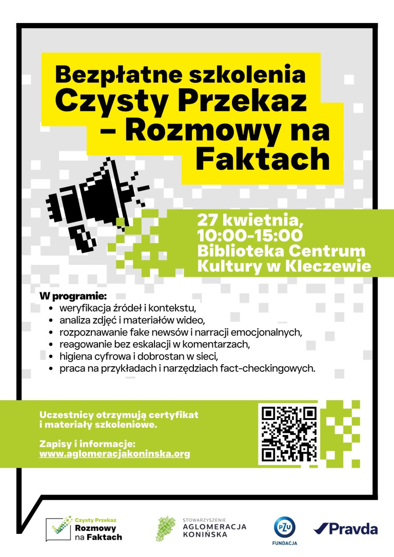 Czysty Przekaz: rozmowy na faktach w Aglomeracji Konińskiej