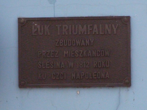 Łuk Triumfalny w Ślesinie
