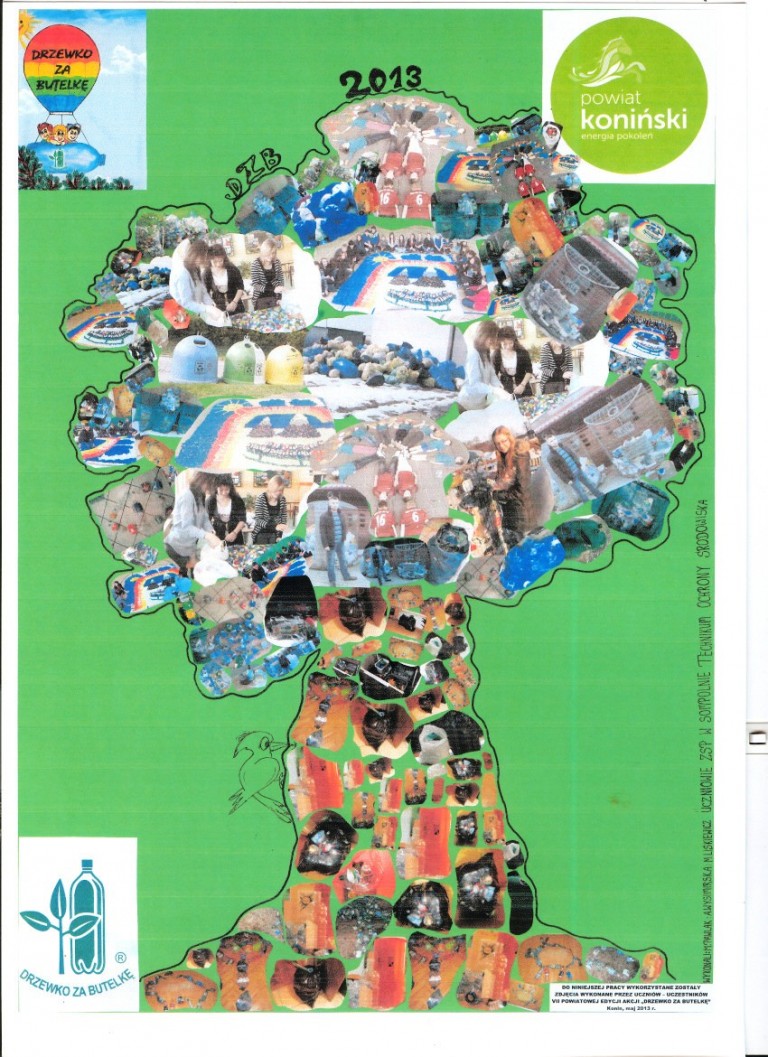 Plakat - Drzewko za butelkę