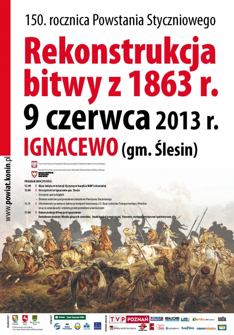 Plakat - 150. rocznica Powstania Styczniowego