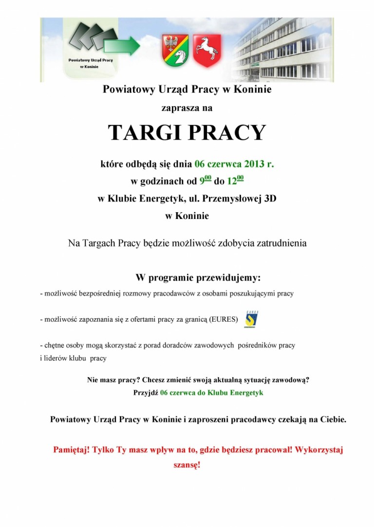 Plakat – Targi Pracy