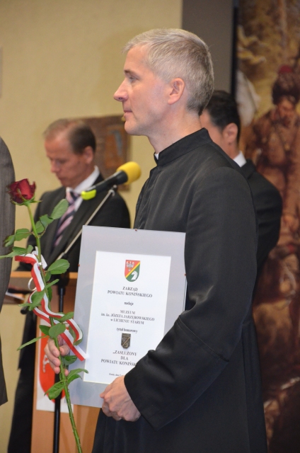 Wręczenie odznaczeń samorządowych - Zasłużony dla Powiatu Konińskiego