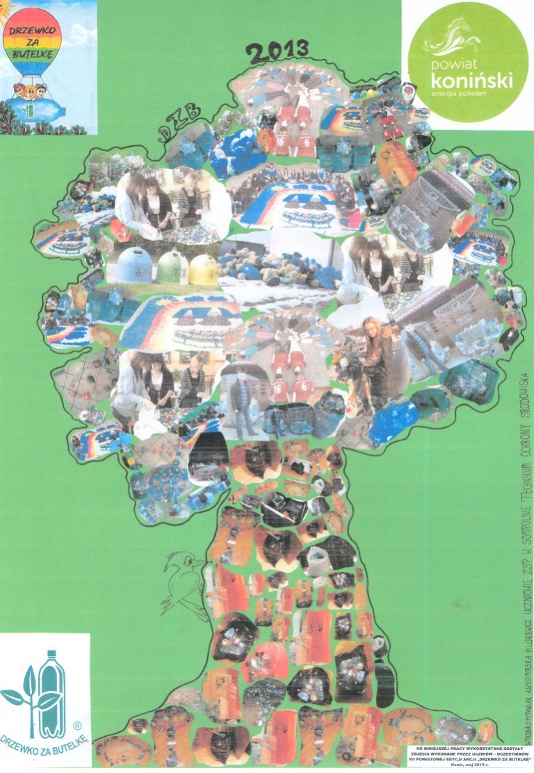 Plakat – Drzewko za butelkę