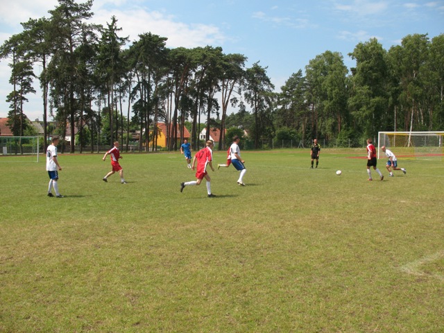 Rozgrywki piłkarskie mężczyzn podczas Spartakiady Wojewódzkiej