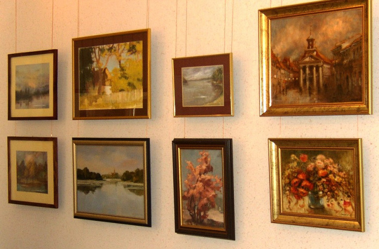 Zaproszenie na wystawę autorską uczestników plenerów malarskich w Ślesinie