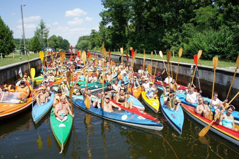 Międzynarodowy spływ kajakowy "Szlakiem Śluz Wielkiej Pętli Wielkopolski" 2011