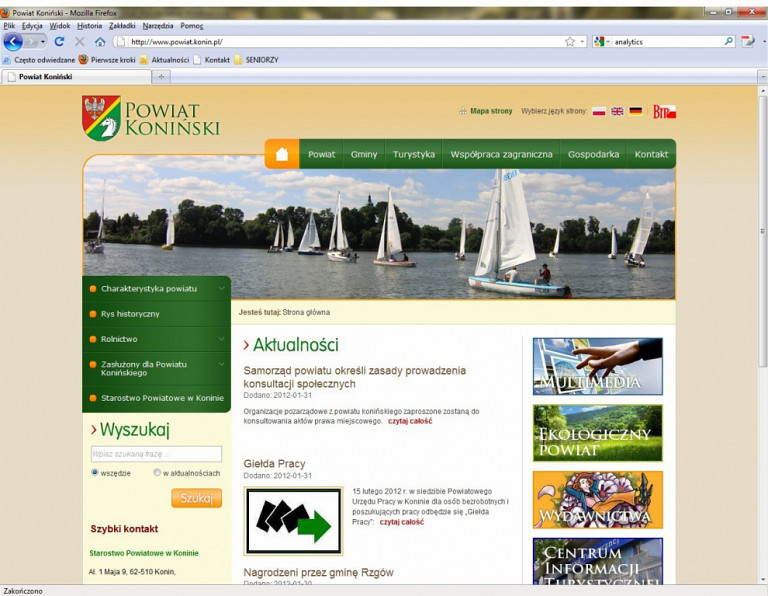 Powiatowa strona internetowa
