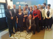 Delegacje rolników z Francji i Rumuni w powiecie