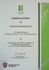 Powiat koniński nagrodzony za partnerstwo