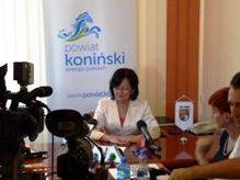 Z konferencji prasowej Starosty Konińskiego