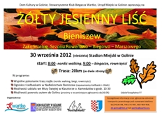 "Żółty jesienny liść"