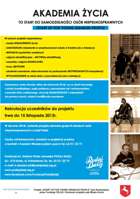 AKADEMIA ŻYCIA dla os&oacute;b niepełnosprawnych