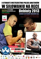 X Otwarte Mistrzostwa Polski Amator&oacute;w w siłowaniu na rękę