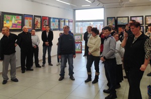 Wernisaż prac podopiecznych DPS w Ślesinie