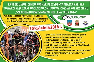 XXXI Ogólnopolski Wyścig Kolarski Szlakiem Bursztynowym Hellena Tour 2016