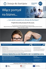 Dotacje dla StartUpów