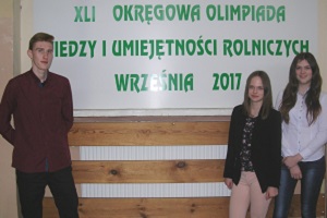 Andżelika Gronostaj w finale Olimpiady Wiedzy i Umiejętności Rolniczych