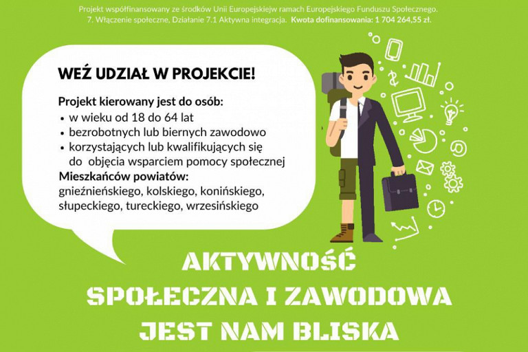Projekt aktywizacyjny dla osób pozostających bez zatrudnienia