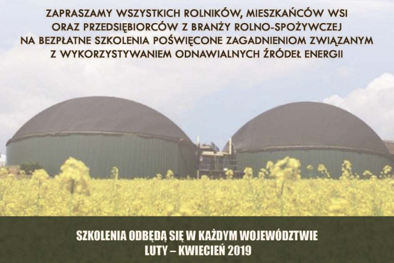 Krajowy Ośrodek Wsparcia Rolnictwa organizuje bezpłatne szkolenia
