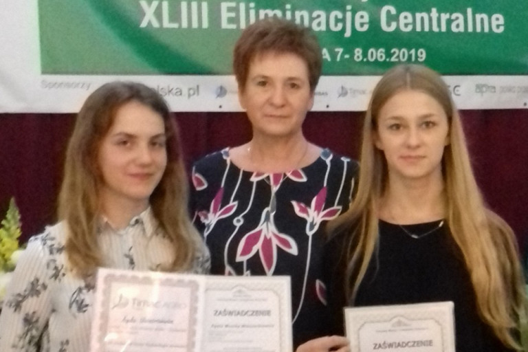 Sukcesy uczennic z Żychlina w finale branżowej Olimpiady