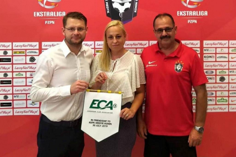 Przedstawicielka Medyka Konin w strukturach europejskiej organizacji piłkarskiej