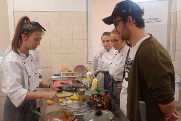 Uczestnik MasterChefâa w ZSEU w Żychlinie