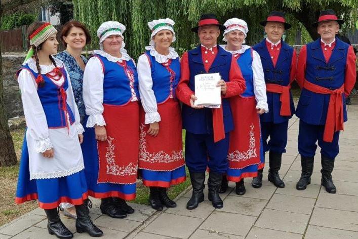 Zespół z Wierzbinka na Festiwalu w Kazimierzu Dolnym