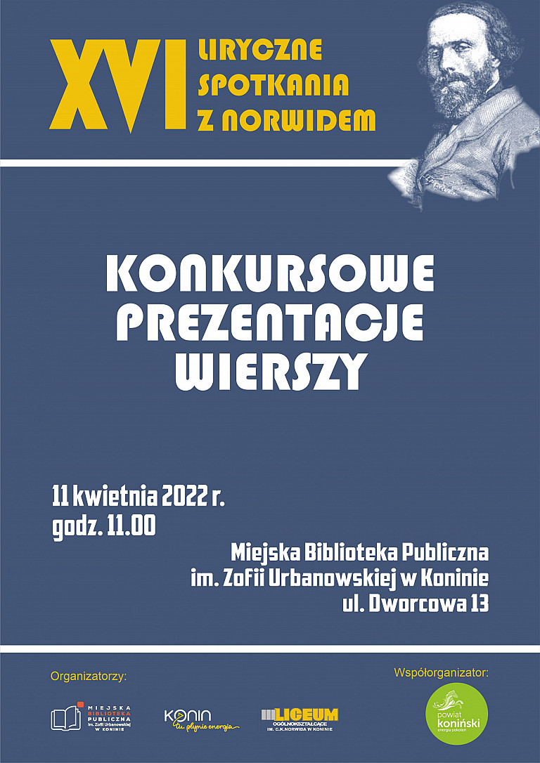 Liryczne Spotkania z Norwidem w MBP w Koninie