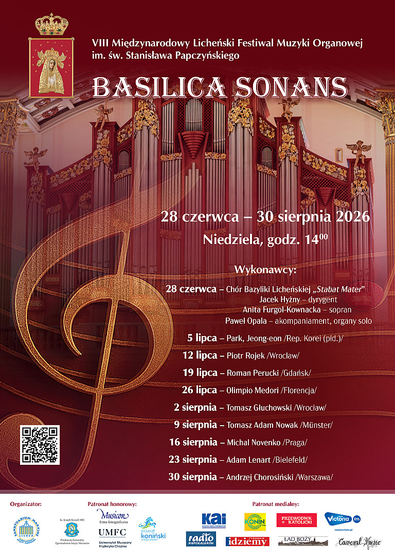 VIII Międzynarodowy Licheński Festiwal Muzyki Organowej – Basilica Sonans