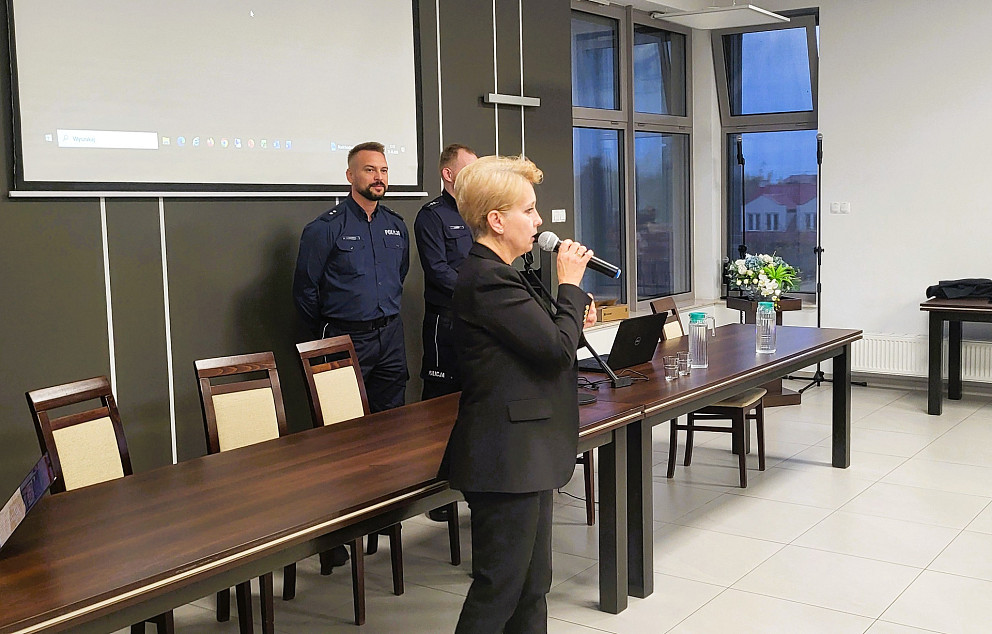 O bezpieczeństwie z seniorami – spotkanie edukacyjne w Ślesinie