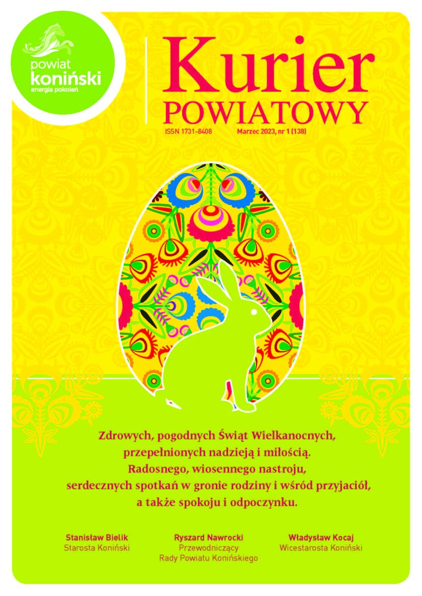 Okładka Kuriera Powiatowego nr 1 w 2023 r.