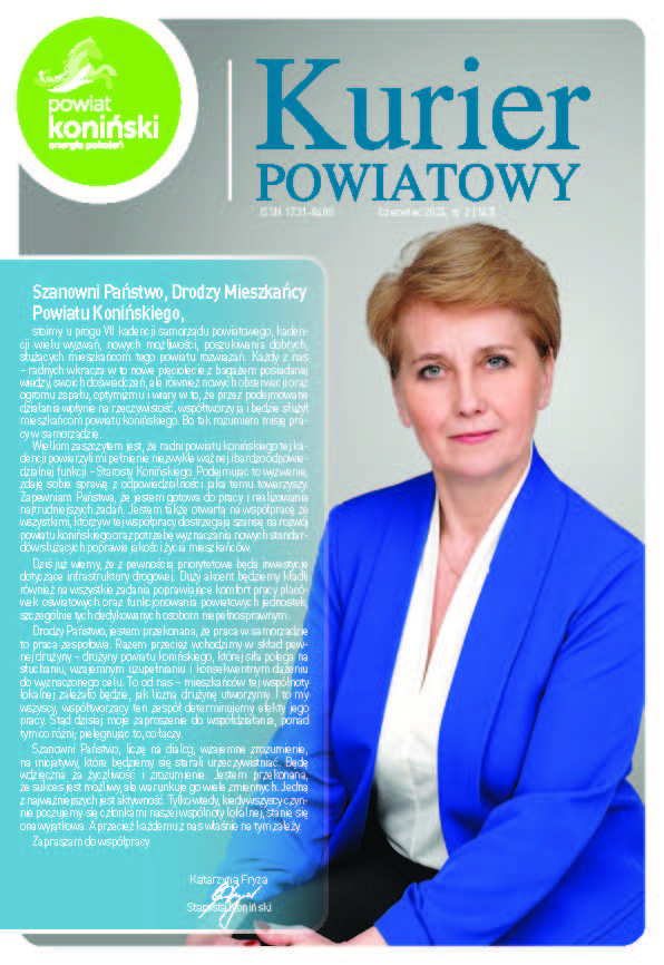 Okładka Kuriera Powiatowego nr 2 w 2024 r.