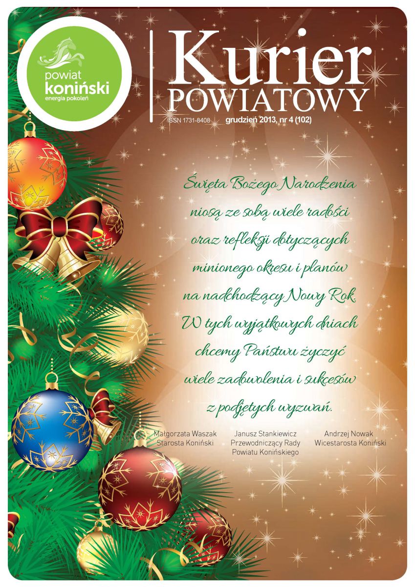 Kurier Powiatowy - grudzień 2013 (okładka) Kurier Powiatowy - grudzień 2013 (okładka)