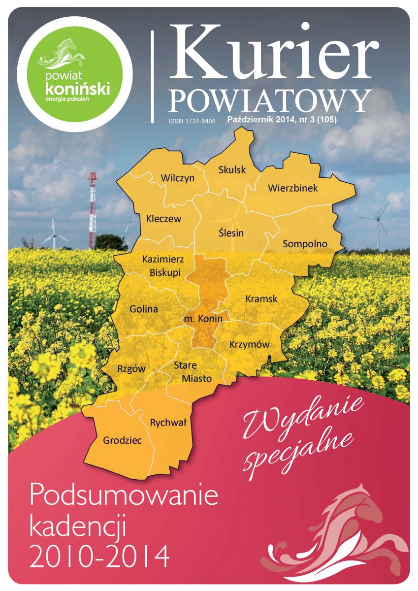 Kurier Powiatowy - październik 2014 (okładka) Kurier Powiatowy - październik 2014 (okładka)