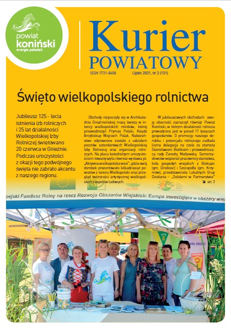 Kurier Powiatowy - czerwiec 2021, nr 2 (131) (okładka) Kurier Powiatowy - czerwiec 2021, nr 2 (131) (okładka)