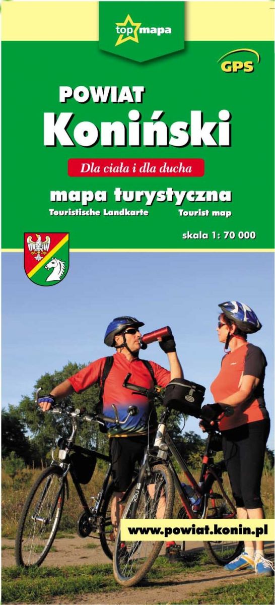 Mapa turystyczna powiatu konińskiego (okładka)